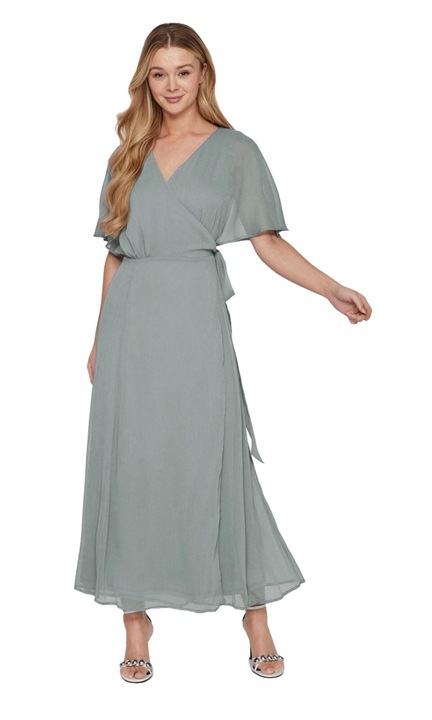 VILA poliészter zöld ruha, Zöld