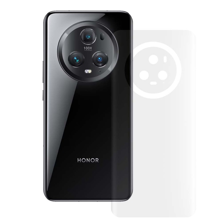 Матово фолио за гръб SILKASE за Honor Magic5 Pro, защита на гръб, силикон