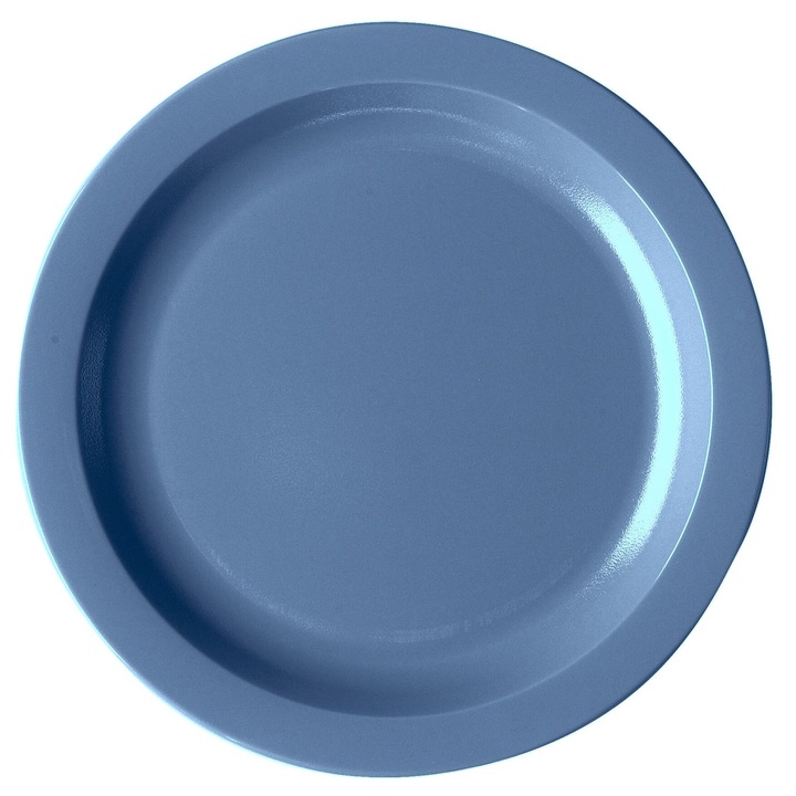 Cambro tányér, strapabíró polikarbonát, szürkéskék, 254mm