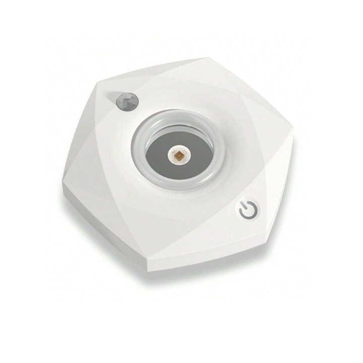 Lampa UV, pentru sterilizarea si dezinfectarea toaletei, cu senzor de miscare, reincarcabila, Alb