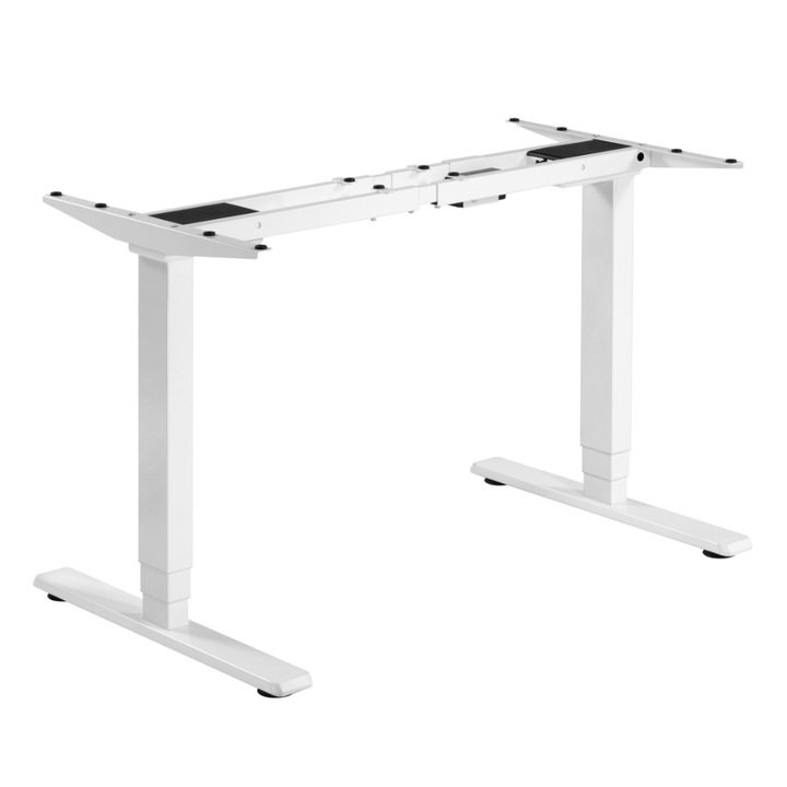 Cadru de birou electric, Sit-Stand, Alb