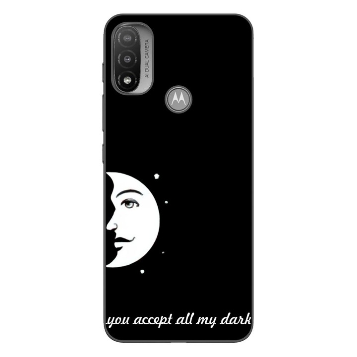 Husa compatibila cu Motorola Moto E20 Silicon Gel Tpu Model Cupluri Model Luna