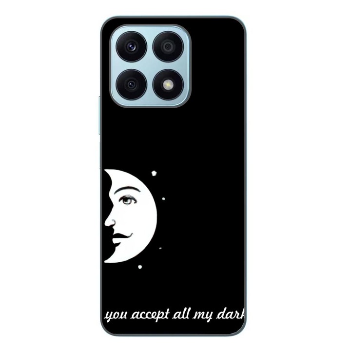 Husa compatibila cu Honor X8a Silicon Gel Tpu Model Cupluri Model Luna