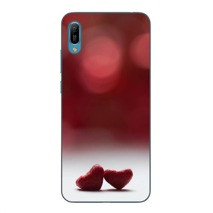 Asuwish Custodia Per Huawei Y6 2019 / Honor 8A, Rosso, Con Protezione Schermo In Vetro Temperato Inclusa