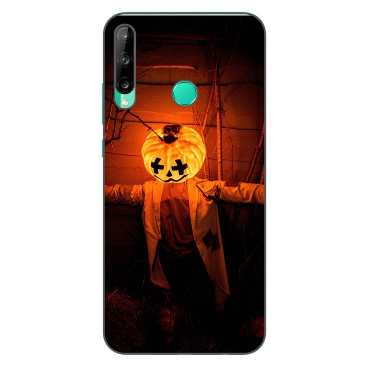 Husa compatibila cu Huawei Y7P Silicon Gel Tpu Model Halloween Scarecrow