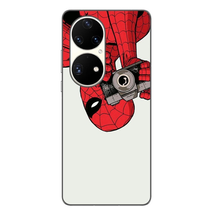 Husa compatibila cu Huawei P50 Pro Silicon Gel Tpu Model Spiderman
