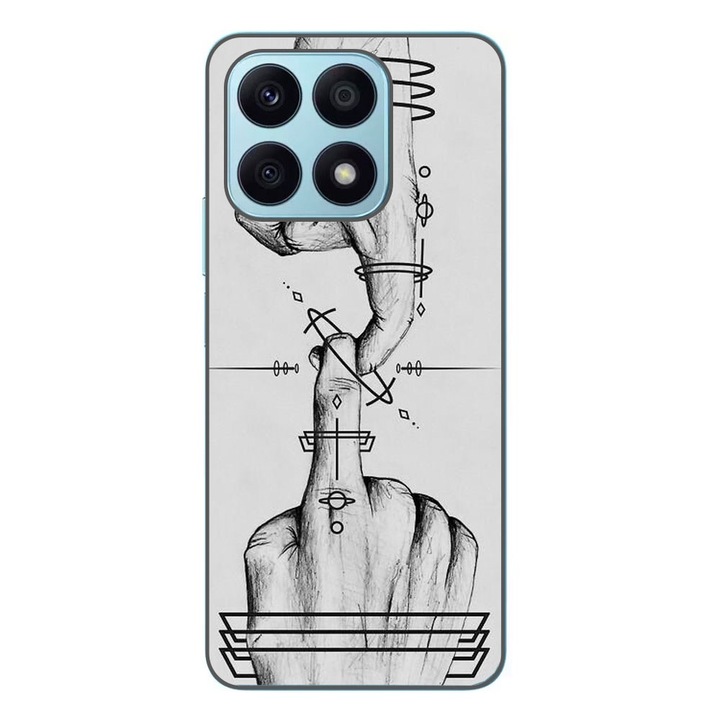 Husa compatibila cu Honor X8a Silicon Gel Tpu Model Universe Touch