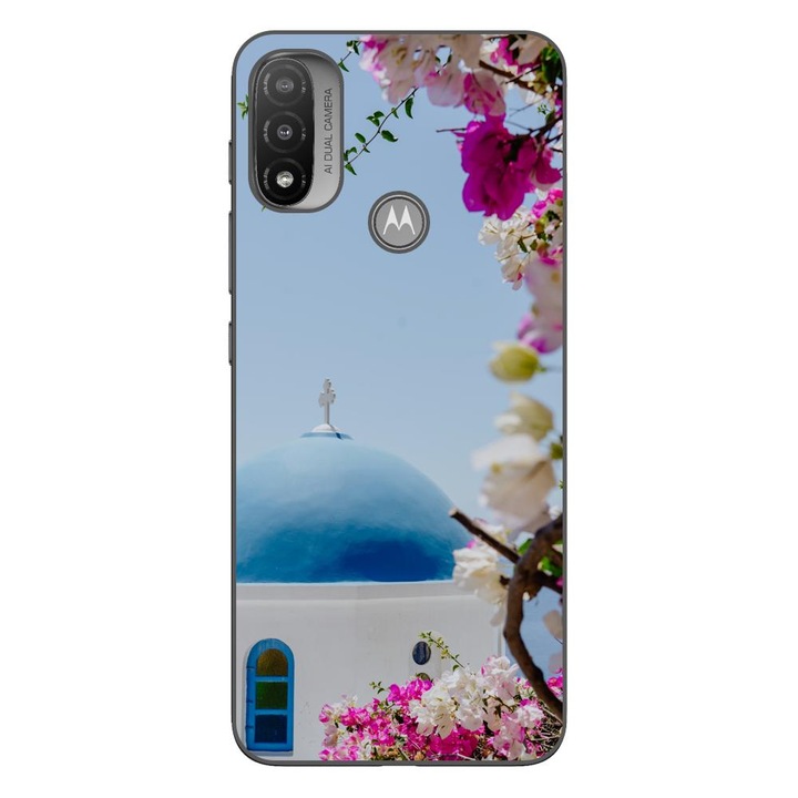 Husa compatibila cu Motorola Moto E20 Silicon Gel Tpu Model Grecia Santorini
