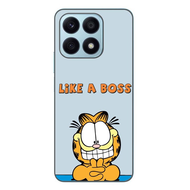 Husa compatibila cu Honor X8a Silicon Gel Tpu Model Garfield Like A Boss