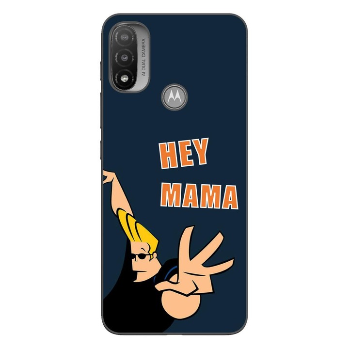 Husa compatibila cu Motorola Moto E20 Silicon Gel Tpu Model Mesaj Hey Mama