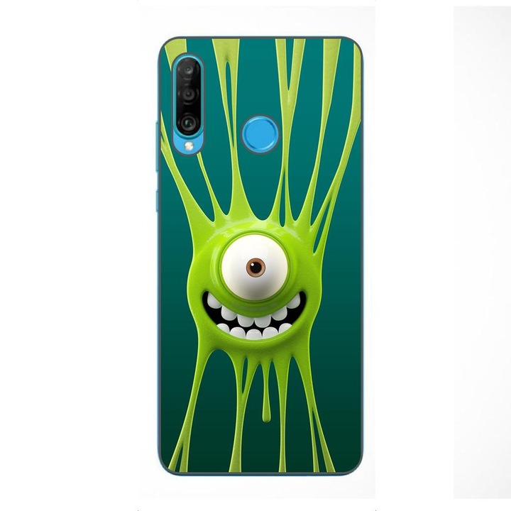 Капак, съвместим с Huawei P30 Lite Silicon Gel Tpu Model Monster Inc