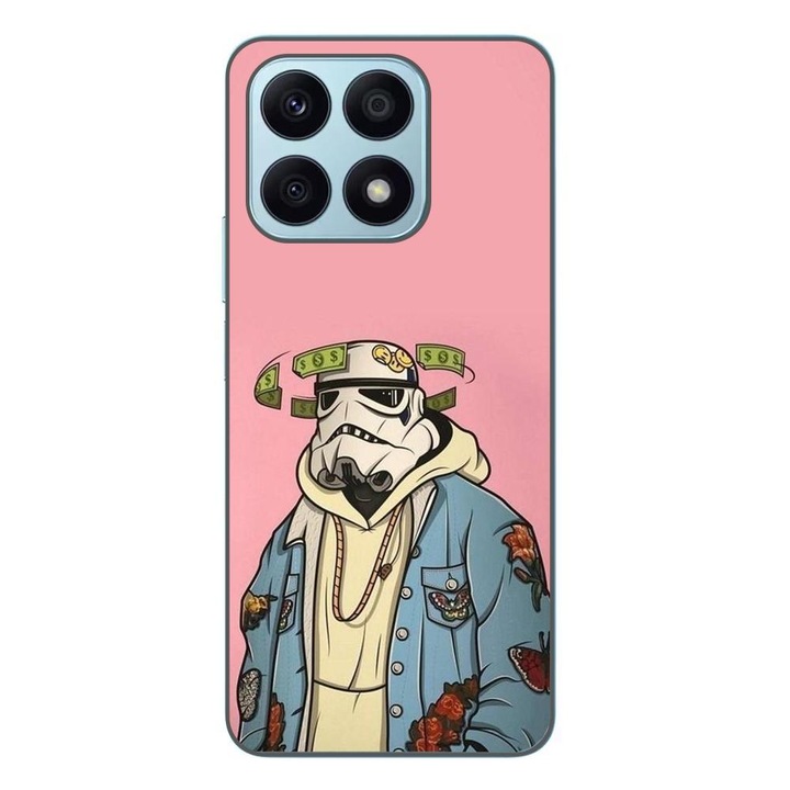 Husa compatibila cu Honor X8a Silicon Gel Tpu Model Trooper Money