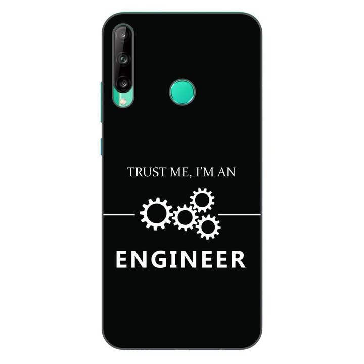 Капак, съвместим с Huawei P40 Lite E Silicon Gel Tpu Model Engineer