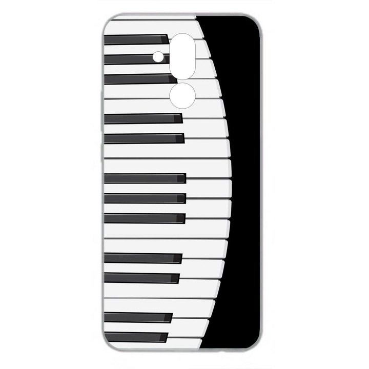 Калъф, съвместим с Huawei Mate 20 Lite силиконов гел Tpu модел клавиши за пиано