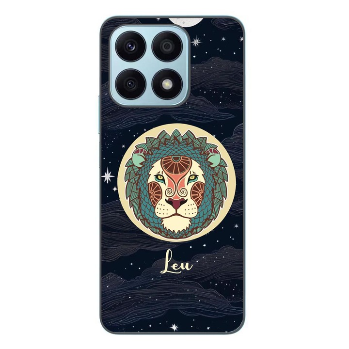 Husa compatibila cu Honor X8a Silicon Gel Tpu Model Horoscop Leu