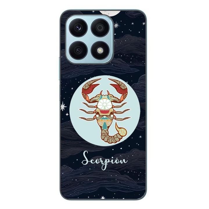 Husa compatibila cu Honor X8a Silicon Gel Tpu Model Horoscop Scorpion