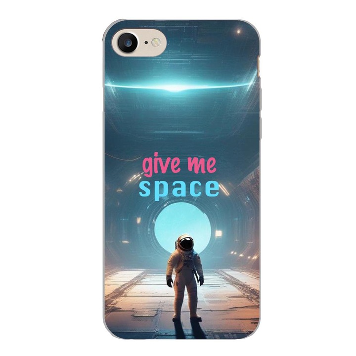 Калъф, съвместим с Apple iPhone 7, iPhone 8, iPhone SE 2020 Silicon Gel Tpu Модел Give Me Space