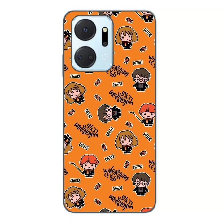 Husa compatibila cu Honor X7a Silicon Gel Tpu Model Harry Potter Wingardium Leviosa
