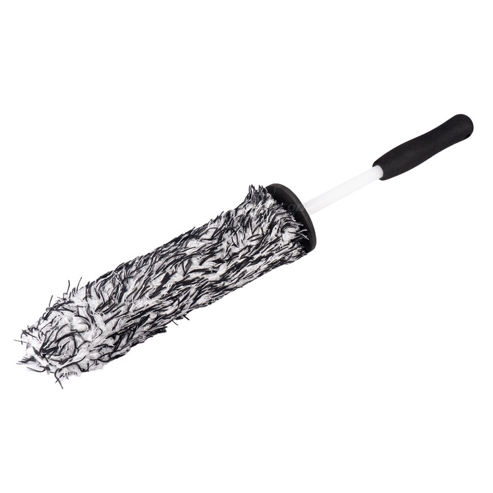 Perie auto microfibra pentru curatare jante, Amio, 46x7x7 cm