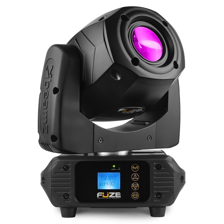 Movinghead spot cu LED alb de 75W, DMX, BeamZ FUZE75S