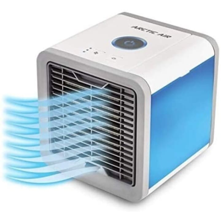 Mini Racitor aer portabil, Mediashop, ARCTIC AIR COOLER 9526, 7 lumini ambientale, 3 Viteze si niveluri de racire