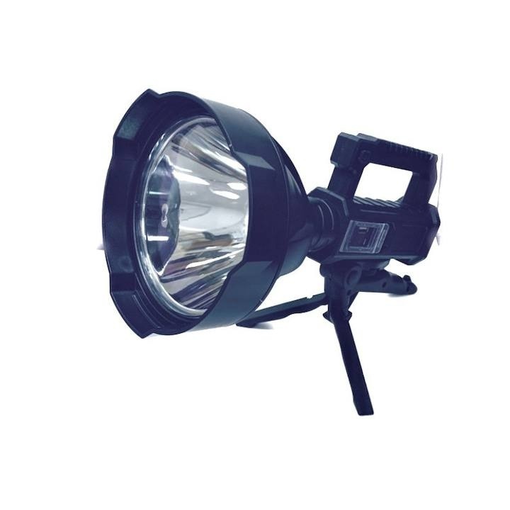 LED фенер W5120, Много мощен, Презареждаем, Powerbank функция, USB, Черен