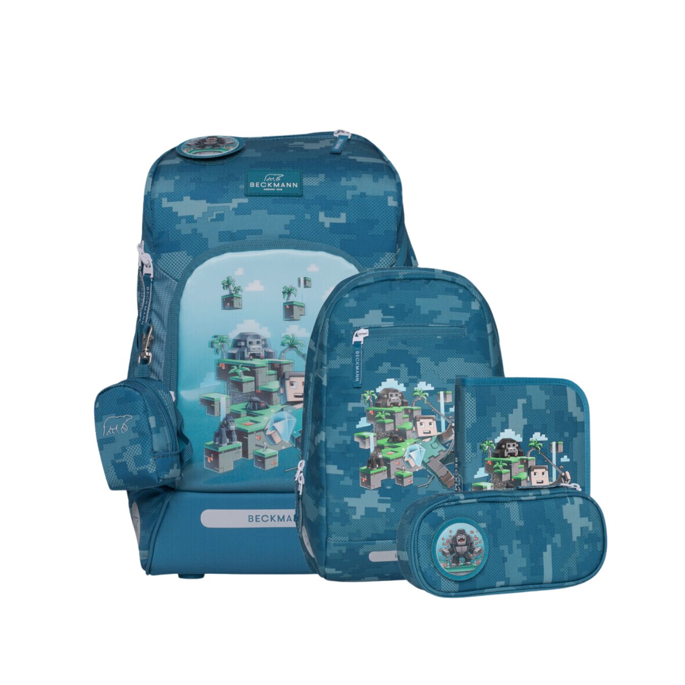Beckmann Minecraft Set 6 piese ghiozdan ergonomic classic, lego minecraft beckmann - eMAG.ro