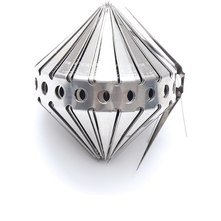 Set de 3 dispozitive cu tepi anti-pasari/ veverite, argintiu