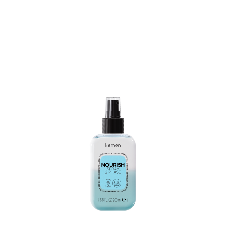 Spray bifazic de hidratare pentru par fragil Kemon Care Nourish Spray 2Phase, 200 ml