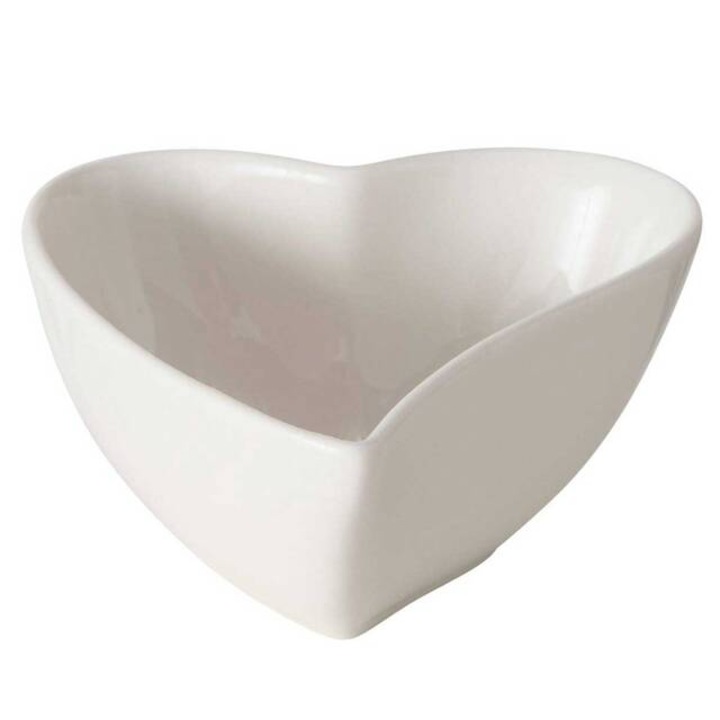 Boltze, Linora szív alakú tál, fehér
