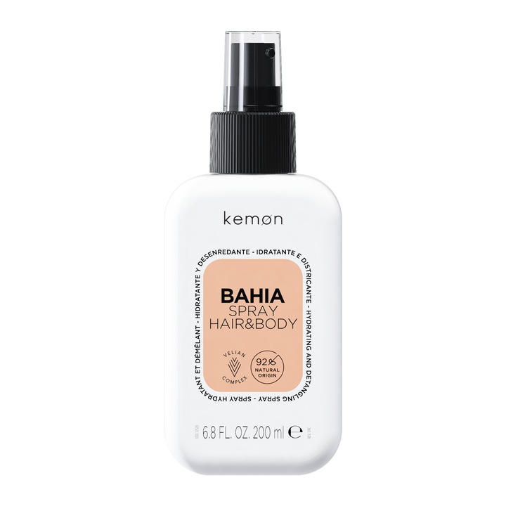 Spray protectie solara si hidratare pentru par si corp, Kemon Care Bahia Spray H&B, 250 ml