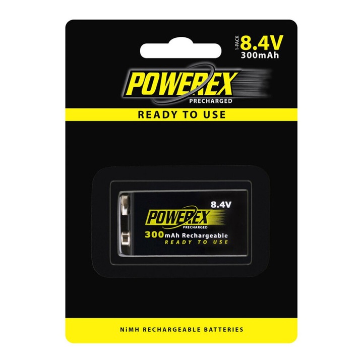 Powerex Precharged 8.4V 300mAh акумулаторна батерия