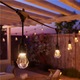 Instalatie exterior LED Smart Nanoleaf Outdoor Starter Kit, 30m, Control vocal, WiFi, RGB