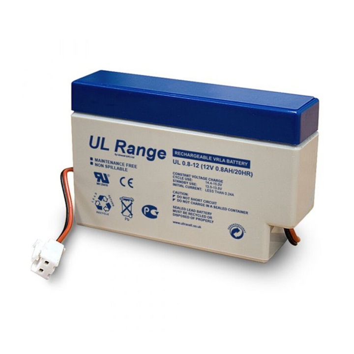 Ultracell 800mAh 12V батерия (UL0.8-12)