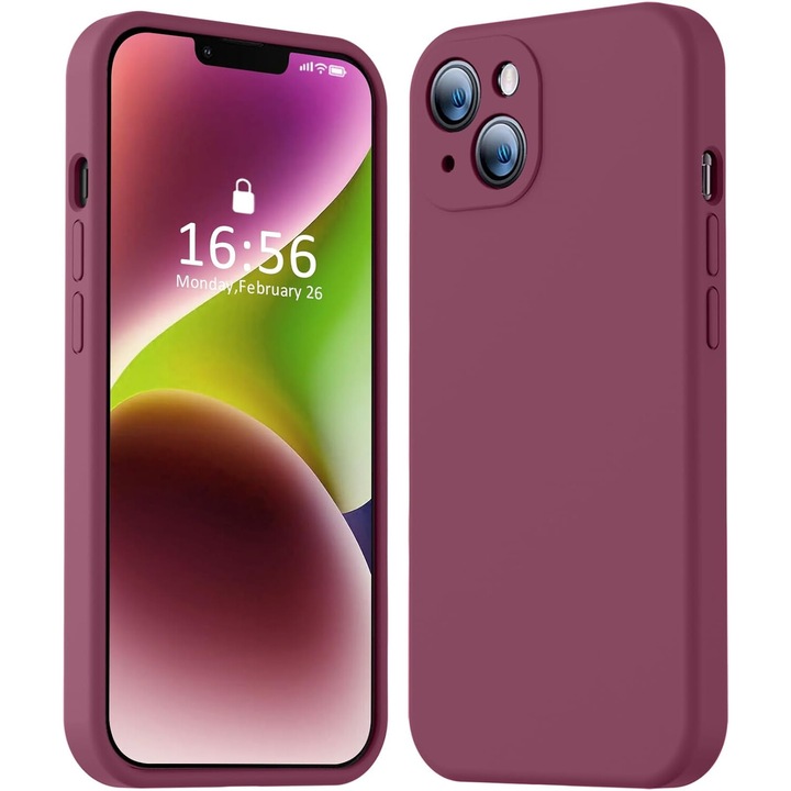 Husa pentru Nothing CMF Phone 1, SoftFlex, V50, Silicon, Plum Red