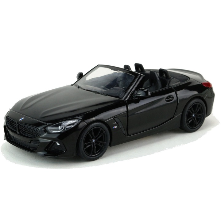 Macheta metalica Bmw Z4, Kinsmart, Scara 1:34, Negru