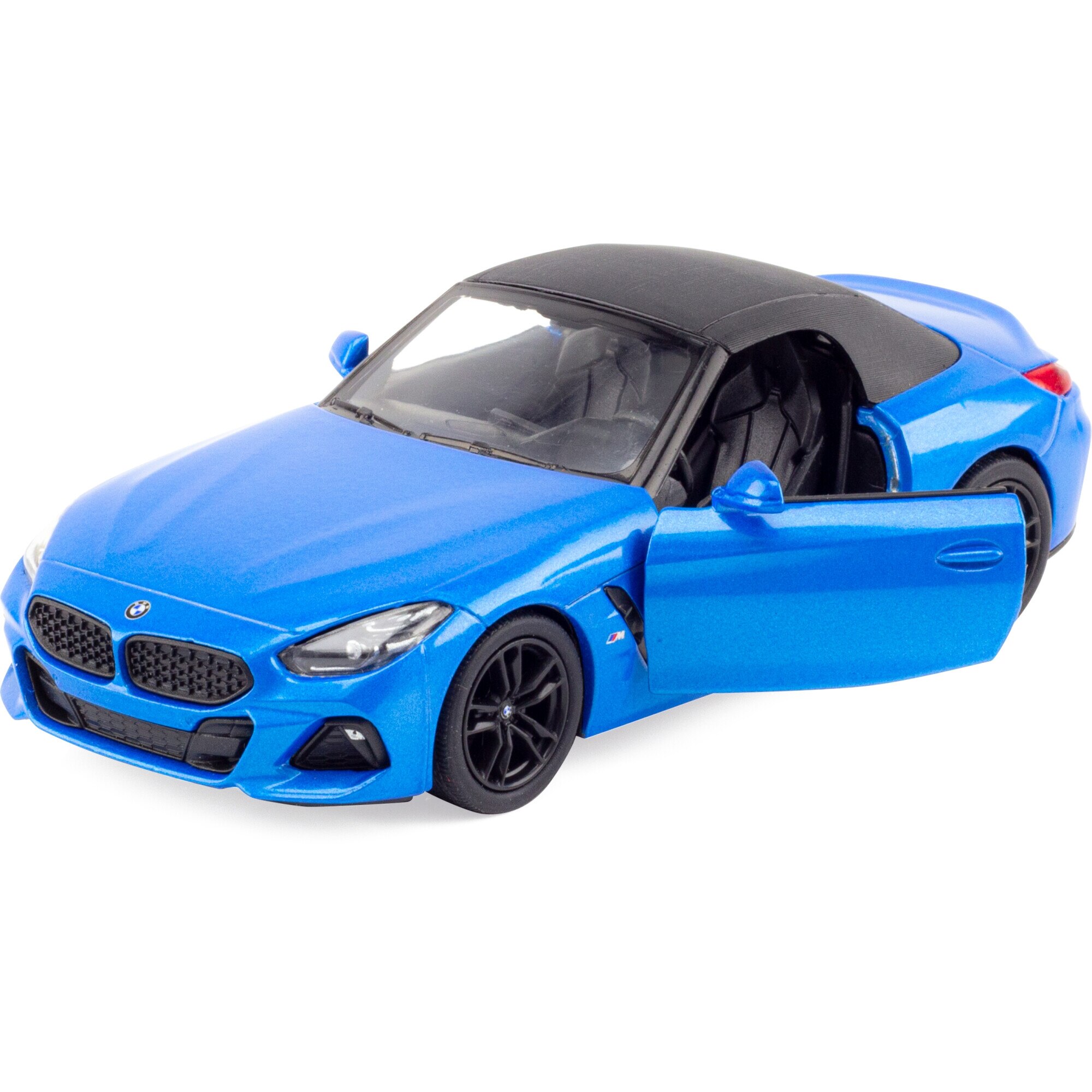 Macheta metalica Bmw Z4, Kinsmart, Scara 1:34, Albastru - eMAG.ro