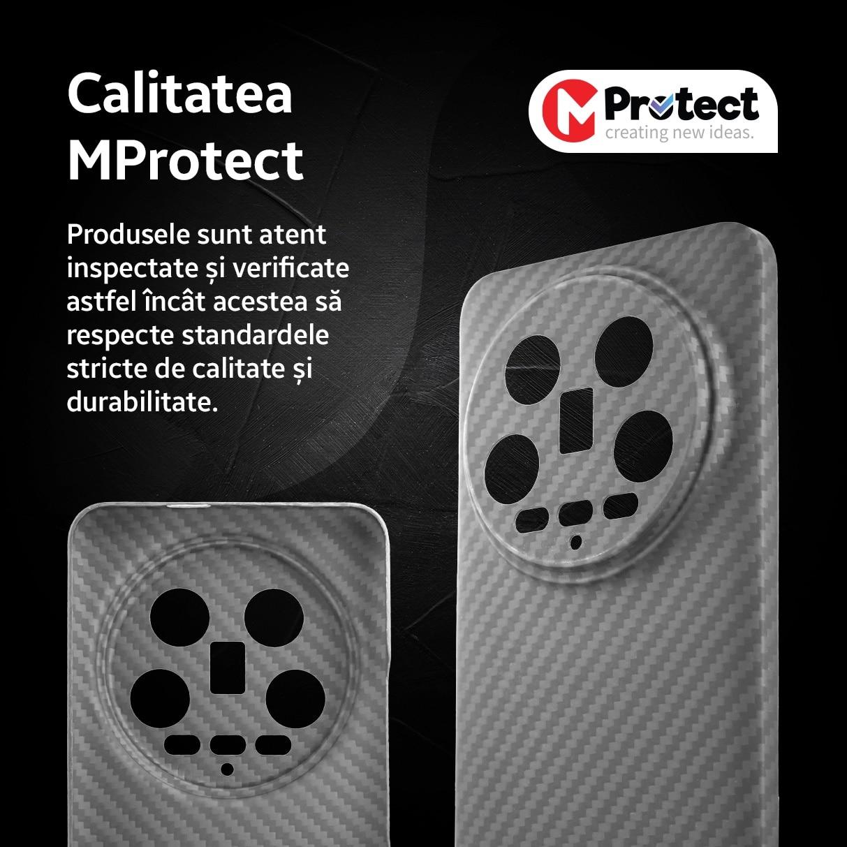 Husa de protectie Kevlar MProtect® Premium din fibra de aramida pentru Xiaomi 14 Ultra, MagSafe, Antisoc, Protectie camera, Ultra Safe, Carbon