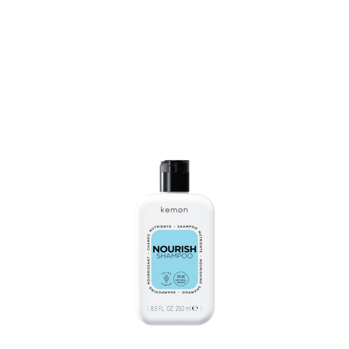 Kemon Nourish Shampoo tápláló sampon száraz és sérült hajra 250 ml