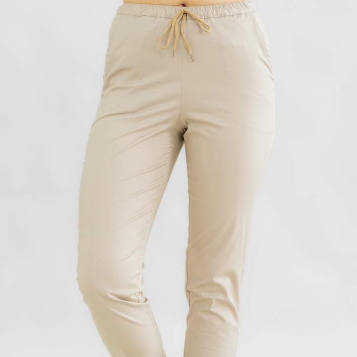 Pantaloni medicali unisex Adi, Crem, L