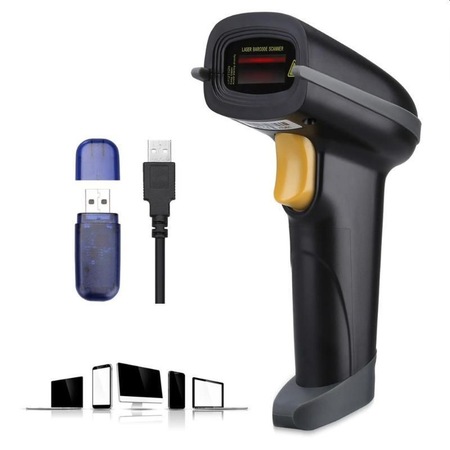 Cititor cod bare 1D Wireless, de viteza mare 433Mhz, ARM 32-bit Cortex ...