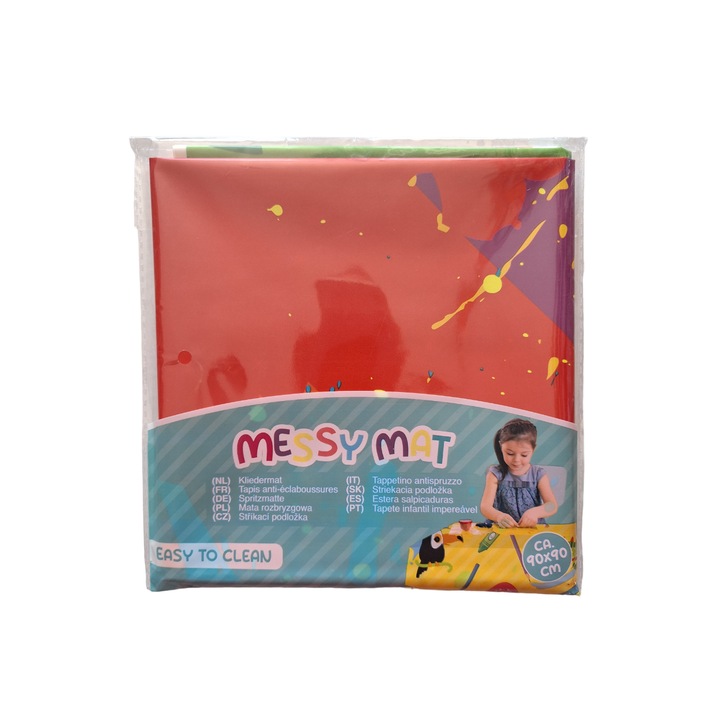 Предпазна мушамба за рисуване за деца MESSY MAT, 90/90см