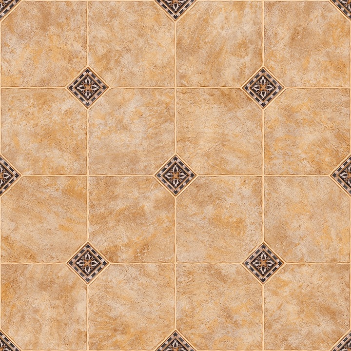 Линолеум, Home Vista, Kelso 7099, Бежово / Кафяво, 200x200 см