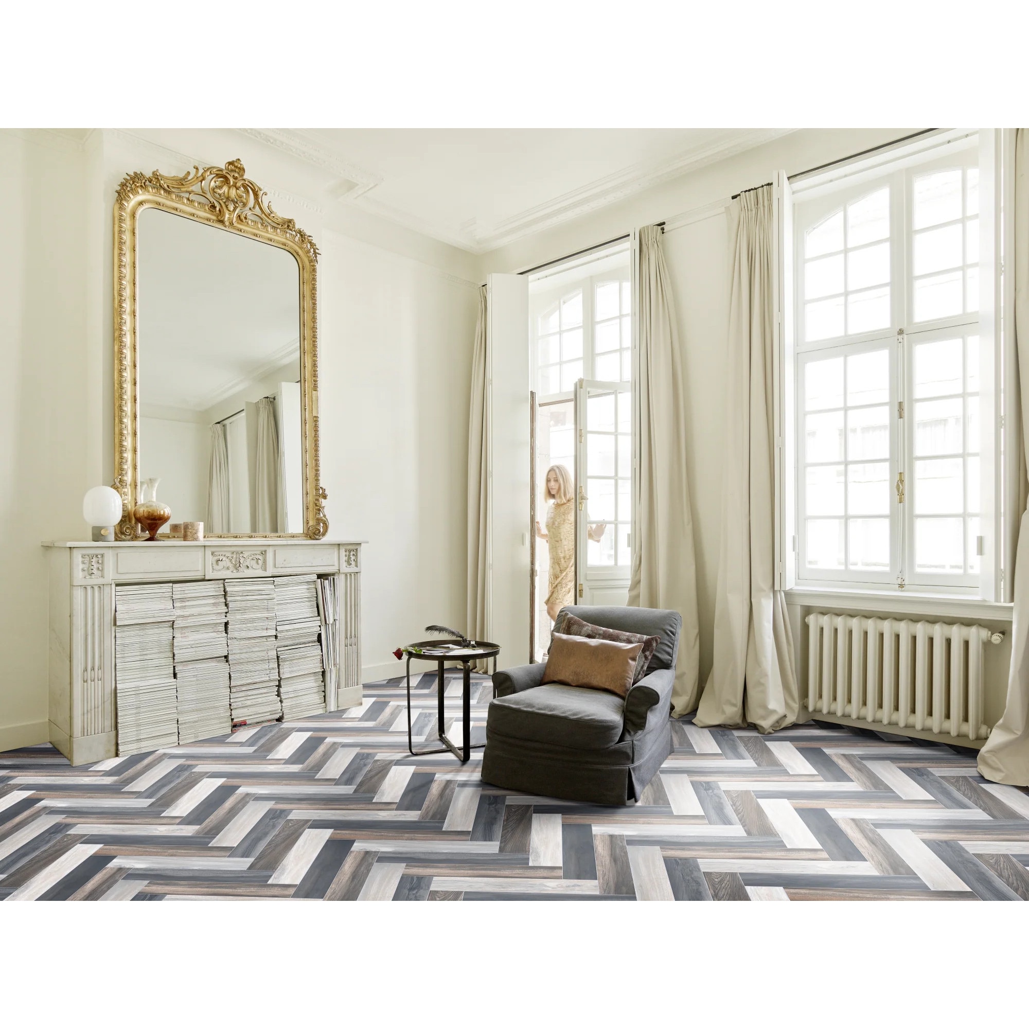 Linoleum, Home Vista, Venice, Gri, 200x900 cm - eMAG.ro
