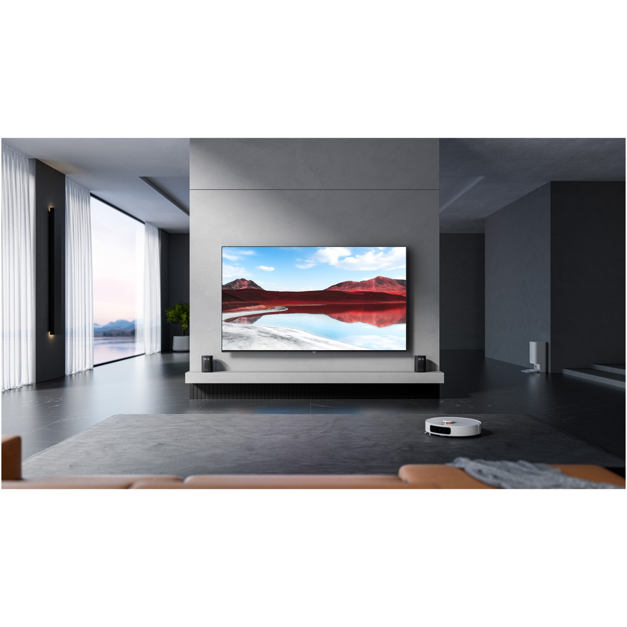 Televizor Xiaomi QLED A Pro, 190 cm, Smart Google TV, 4K Ultra HD, Clasa E
