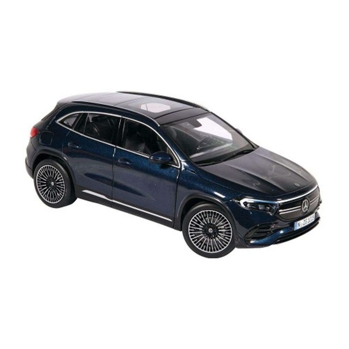 Mercedes-Benz EQA farmerkék modell - 1/18 Nzg