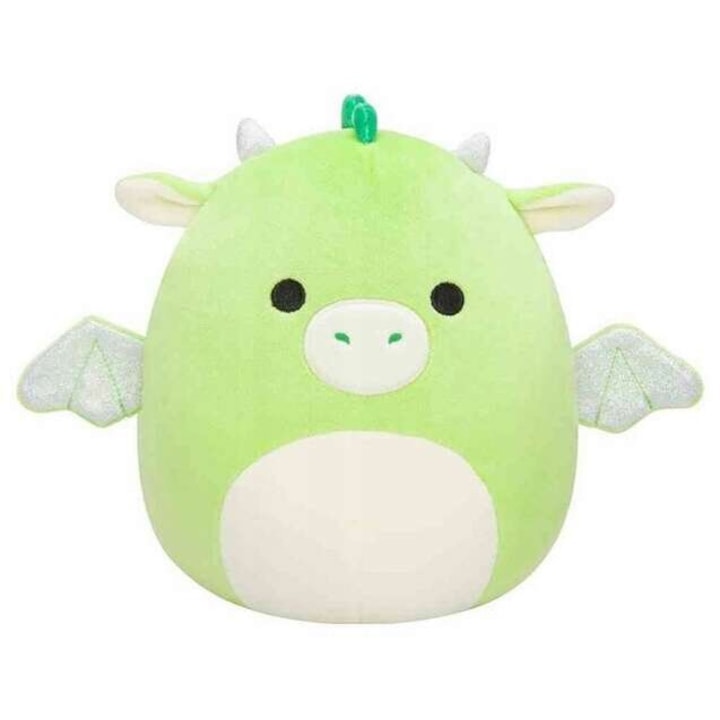 Jazwares plüssjáték, Squishmallows, Desmond the Dragon, 19x18x11cm, zöld