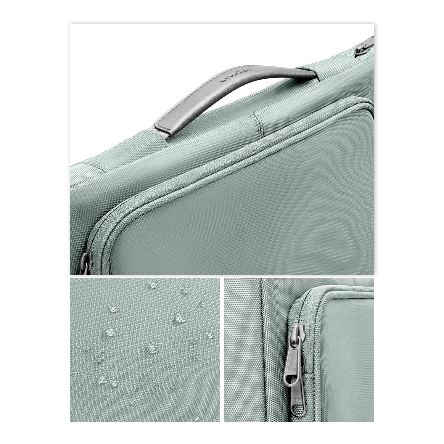 Geanta Laptop 14” Innostyle®, Impermeabila OmniProtect Eco-Friendly, Husa Ultra-Usoara si Rezistenta pentru Notebook/Ultrabook, Compatibila cu MacBook Pro/Air, Fermoare YKK, Compartimente Multiple, Protectie Antisoc, Design Ergonomic, Verde