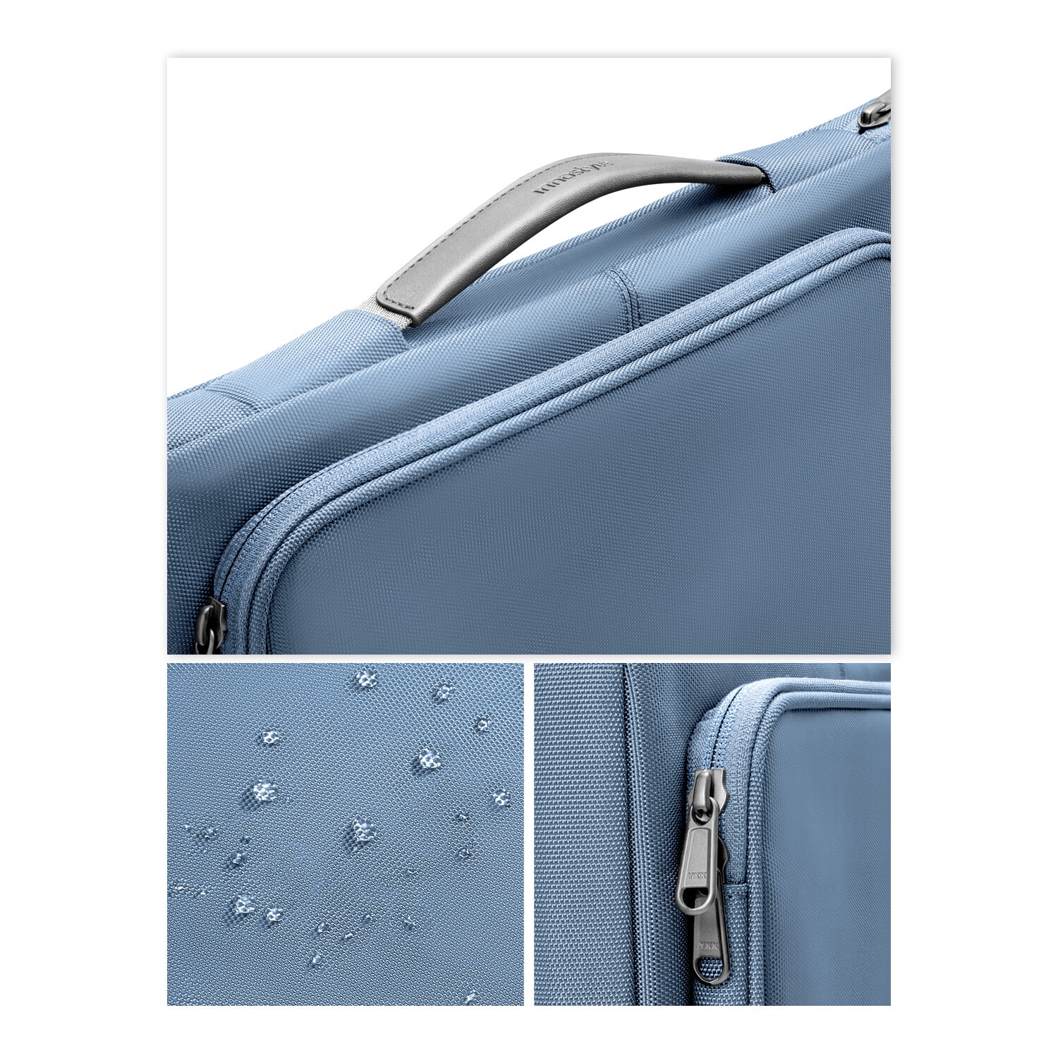 Geanta Laptop 14” Innostyle®, Impermeabila OmniProtect Eco-Friendly, Husa Ultra-Usoara si Rezistenta pentru Notebook/Ultrabook, Compatibila cu MacBook Pro/Air, Fermoare YKK, Compartimente Multiple, Protectie Antisoc, Design Ergonomic, Albastru