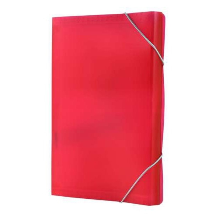 Mapa armonica Tetis, A4, 13 compartimente, rosu, 330x245x32mm